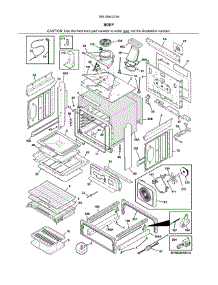 Body parts for Kenmore Range 790.3264331A (7903264331A, 790 3264331A) from AppliancePartsPros.com