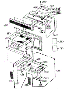 Oven Cavity Parts parts for Kenmore Microwave 721.80012401 (72180012401, 721 80012401) from AppliancePartsPros.com