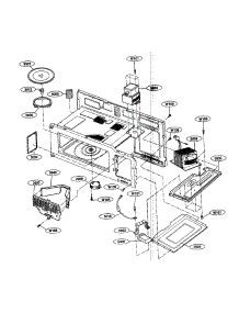 Interior Parts 1 parts for Kenmore Microwave 721.80012401 (72180012401, 721 80012401) from AppliancePartsPros.com