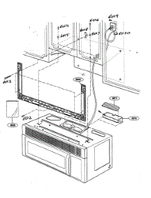 Installation Parts parts for Kenmore Microwave 721.80014000 (72180014000, 721 80014000) from AppliancePartsPros.com