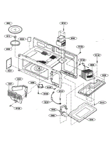 Interior Parts 1 parts for Kenmore Microwave 721.80014401 (72180014401, 721 80014401) from AppliancePartsPros.com