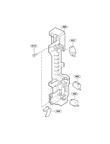 Latchboard Parts parts for Kenmore Microwave 721.80019400 (72180019400, 721 80019400) from AppliancePartsPros.com