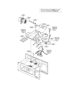 Interior Parts 2 parts for Kenmore Microwave 721.80019400 (72180019400, 721 80019400) from AppliancePartsPros.com