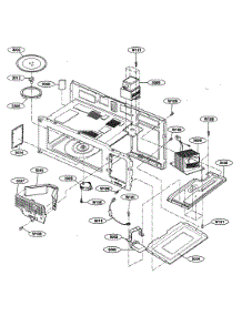 Interior Parts 1 parts for Kenmore Microwave 721.80019401 (72180019401, 721 80019401) from AppliancePartsPros.com