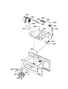 Interior (Ii) parts for Kenmore Microwave 721.80022700 (72180022700, 721 80022700) from AppliancePartsPros.com