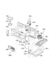 Interior (I) parts for Kenmore Microwave 721.80022700 (72180022700, 721 80022700) from AppliancePartsPros.com