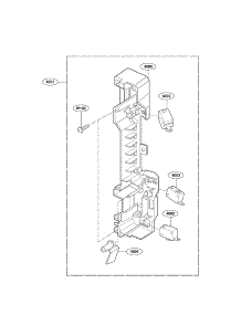 Latch Board parts for Kenmore Microwave 721.80032700 (72180032700, 721 80032700) from AppliancePartsPros.com
