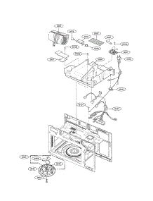 Interior Parts Ii parts for Kenmore Microwave 721.80033700 (72180033700, 721 80033700) from AppliancePartsPros.com