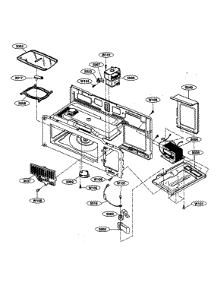 Interior Parts 1 parts for Kenmore Microwave 721.80403400 (72180403400, 721 80403400) from AppliancePartsPros.com