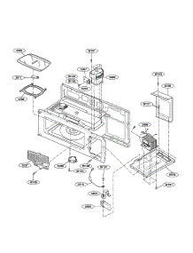 Interior Parts parts for Kenmore Microwave 721.80403402 (72180403402, 721 80403402) from AppliancePartsPros.com
