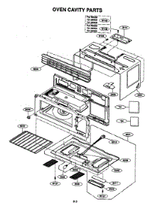 Oven Cavity parts for Kenmore Microwave 721.80409400 (72180409400, 721 80409400) from AppliancePartsPros.com