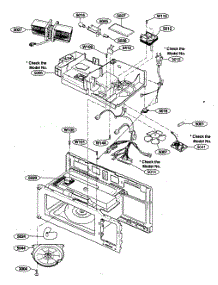 Interior 2 parts for Kenmore Microwave 721.80409402 (72180409402, 721 80409402) from AppliancePartsPros.com