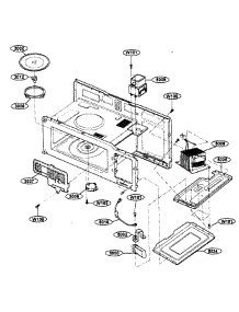 Interior Parts I parts for Kenmore Microwave 721.80412500 (72180412500, 721 80412500) from AppliancePartsPros.com