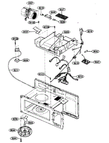 Interior Parts Ii parts for Kenmore Microwave 721.80412500 (72180412500, 721 80412500) from AppliancePartsPros.com