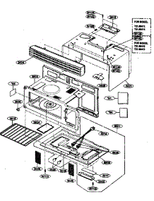 Oven Cavity Parts parts for Kenmore Microwave 721.80413500 (72180413500, 721 80413500) from AppliancePartsPros.com