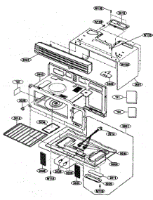 Oven Cavity parts for Kenmore Microwave 721.80414500 (72180414500, 721 80414500) from AppliancePartsPros.com