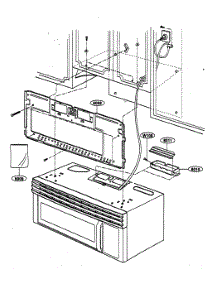 Installation Parts parts for Kenmore Microwave 721.80499000 (72180499000, 721 80499000) from AppliancePartsPros.com
