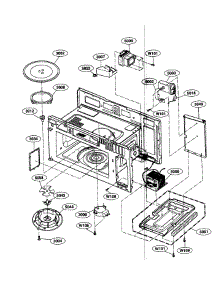 Interior Parts 1 parts for Kenmore Microwave 721.80513600 (72180513600, 721 80513600) from AppliancePartsPros.com