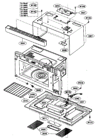 Oven Cavity Parts parts for Kenmore Microwave 721.80513600 (72180513600, 721 80513600) from AppliancePartsPros.com