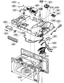Interior Parts 2 parts for Kenmore Microwave 721.80513600 (72180513600, 721 80513600) from AppliancePartsPros.com