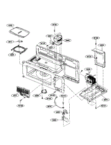 Interior Parts 1 parts for Kenmore Microwave 721.80524500 (72180524500, 721 80524500) from AppliancePartsPros.com