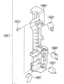 Latch Board parts for Kenmore Microwave 721.80593400 (72180593400, 721 80593400) from AppliancePartsPros.com