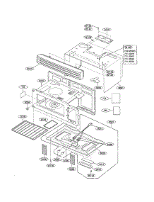 Oven Cavity Parts parts for Kenmore Microwave 721.80593401 (72180593401, 721 80593401) from AppliancePartsPros.com