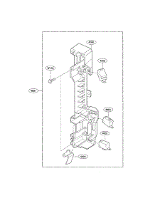 Latch Board Parts parts for Kenmore Microwave 721.80593401 (72180593401, 721 80593401) from AppliancePartsPros.com