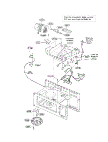 Interior Parts-Ii parts for Kenmore Microwave 721.80593401 (72180593401, 721 80593401) from AppliancePartsPros.com