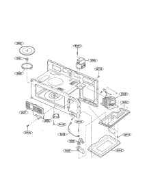 Interior Parts-I parts for Kenmore Microwave 721.80593401 (72180593401, 721 80593401) from AppliancePartsPros.com