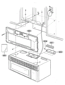Installation Parts parts for Kenmore Microwave 721.80593402 (72180593402, 721 80593402) from AppliancePartsPros.com