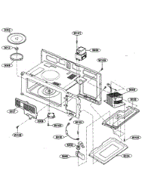 Interior Parts 1 parts for Kenmore Microwave 721.80593402 (72180593402, 721 80593402) from AppliancePartsPros.com