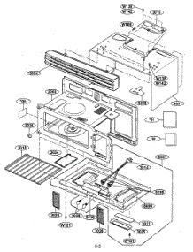 Oven Cavity Parts parts for Kenmore Microwave 721.80593402 (72180593402, 721 80593402) from AppliancePartsPros.com