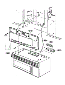 Installation Parts parts for Kenmore Microwave 721.80594000 (72180594000, 721 80594000) from AppliancePartsPros.com