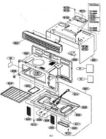 Oven Cavity Parts parts for Kenmore Microwave 721.80594000 (72180594000, 721 80594000) from AppliancePartsPros.com