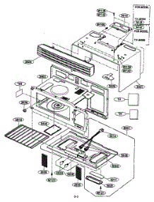 Oven Cavity Parts parts for Kenmore Microwave 721.80594200 (72180594200, 721 80594200) from AppliancePartsPros.com
