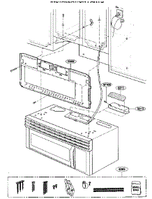 Installion Parts parts for Kenmore Microwave 721.80594402 (72180594402, 721 80594402) from AppliancePartsPros.com