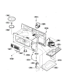 Interior Parts 1 parts for Kenmore Microwave 721.80594402 (72180594402, 721 80594402) from AppliancePartsPros.com