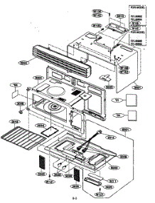 Oven Cavity Parts parts for Kenmore Microwave 721.80599000 (72180599000, 721 80599000) from AppliancePartsPros.com