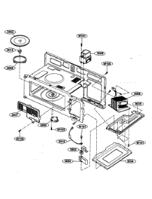 Interior Parts 1 parts for Kenmore Microwave 721.80599200 (72180599200, 721 80599200) from AppliancePartsPros.com