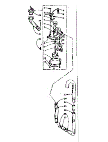Water System parts for Kenmore Washer 110.6003001 (1106003001, 110 6003001) from AppliancePartsPros.com