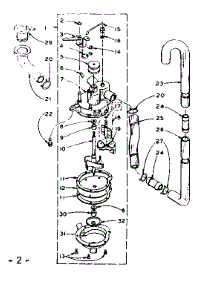 Water System parts for Kenmore Washer 110.6004100 (1106004100, 110 6004100) from AppliancePartsPros.com
