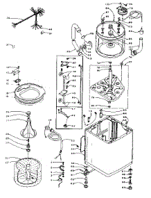 Machine Sub-Assembly parts for Kenmore Washer 110.6004101 (1106004101, 110 6004101) from AppliancePartsPros.com