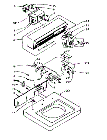 Top And Console Assembly parts for Kenmore Washer 110.6004200 (1106004200, 110 6004200) from AppliancePartsPros.com