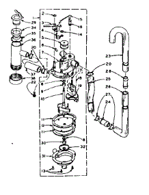 Water System parts for Kenmore Washer 110.6004202 (1106004202, 110 6004202) from AppliancePartsPros.com