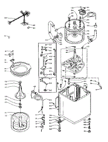 Machine Sub-Assembly parts for Kenmore Washer 110.6004202 (1106004202, 110 6004202) from AppliancePartsPros.com