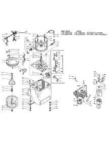 Machine Sub-Assembly parts for Kenmore Washer 110.6004402 (1106004402, 110 6004402) from AppliancePartsPros.com