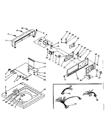 Top And Console Assembly parts for Kenmore Washer 110.6004430 (1106004430, 110 6004430) from AppliancePartsPros.com