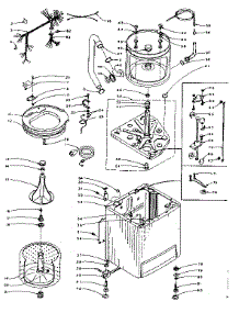Machine Sub-Assembly parts for Kenmore Washer 110.6004550 (1106004550, 110 6004550) from AppliancePartsPros.com
