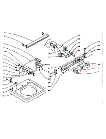 Machine Top Assembly parts for Kenmore Washer 110.6004551 (1106004551, 110 6004551) from AppliancePartsPros.com